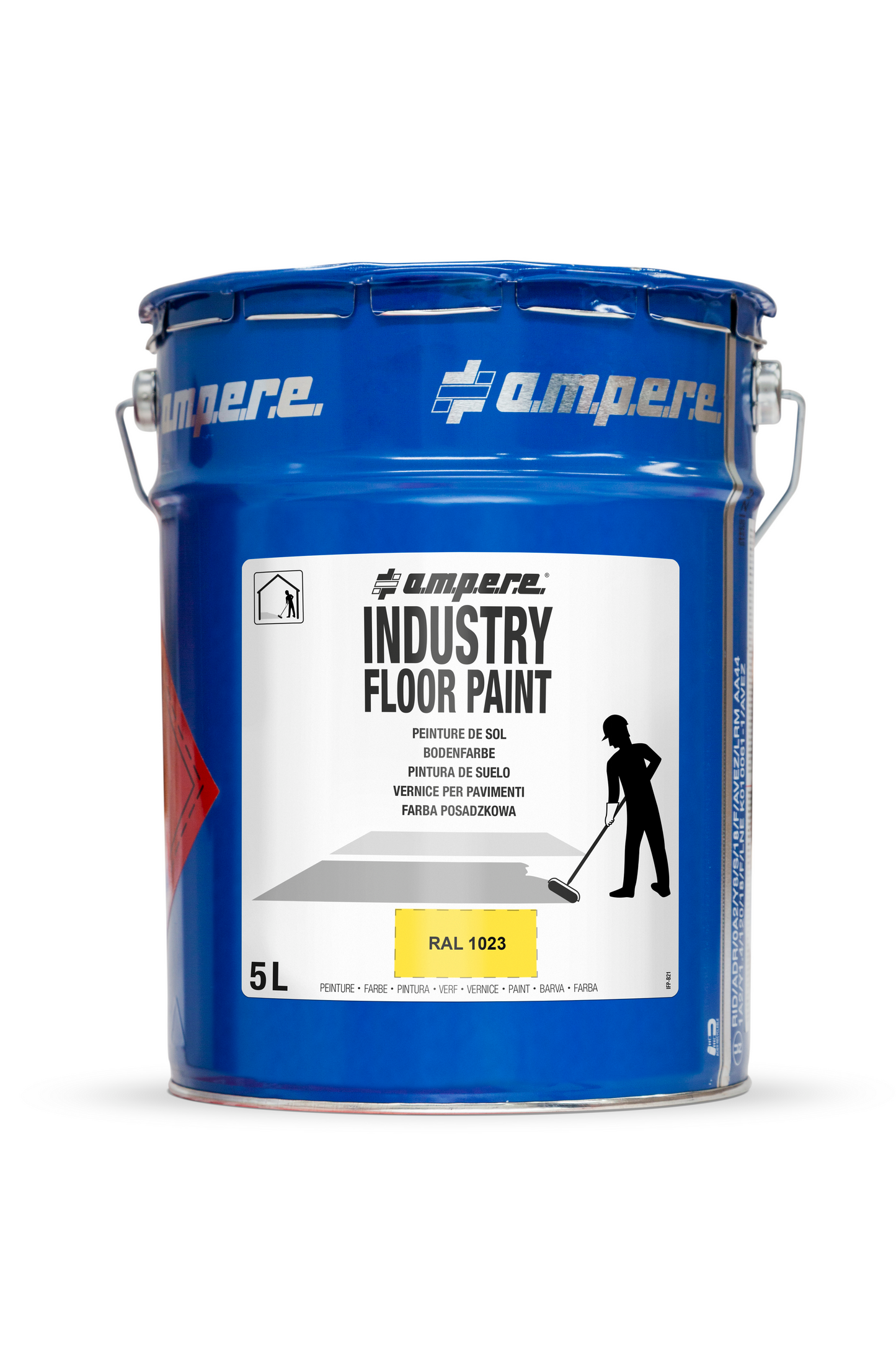 A.M.P.E.R.E Bodenmarkierungsfarbe Traffic Floor Paint Antislip - 5L