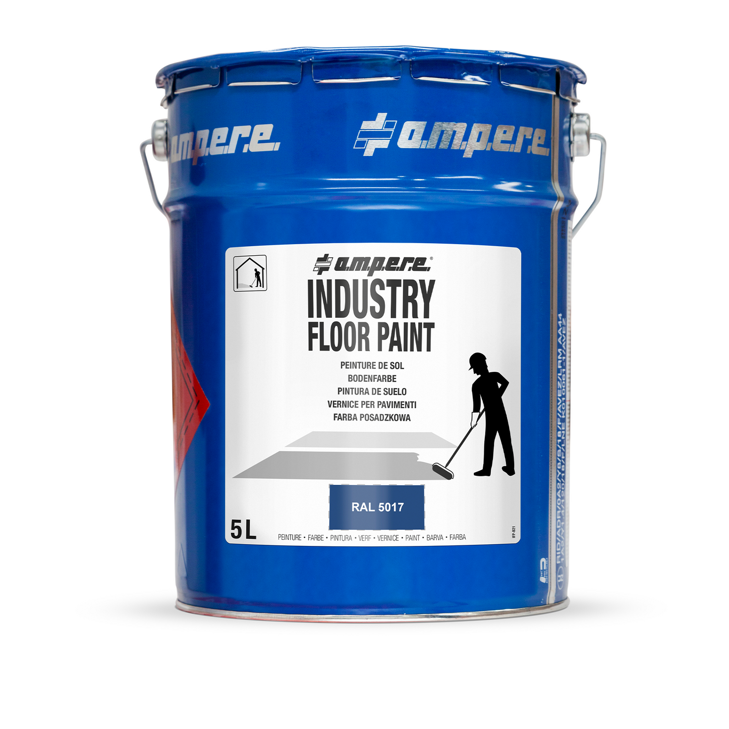 A.M.P.E.R.E Bodenmarkierungsfarbe Traffic Floor Paint Antislip - 5L