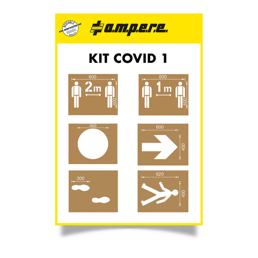 A.M.P.E.R.E Schablonensatz Kit COVID 1