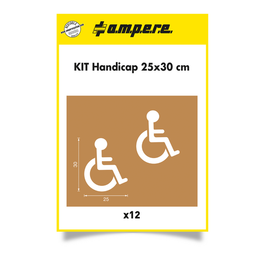 A.M.P.E.R.E Schablonensatz Kit Handicap 25 x 30cm