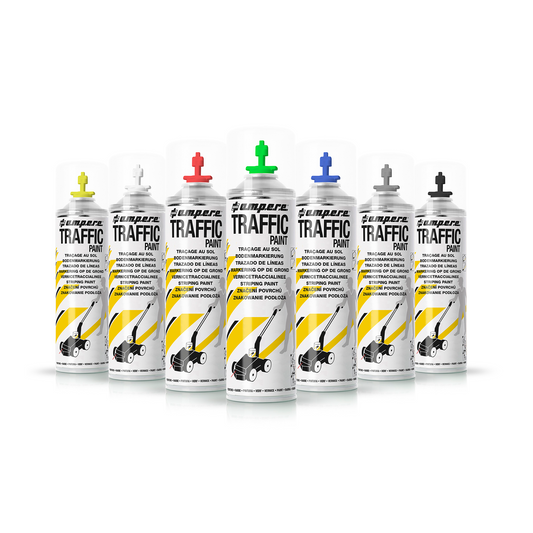 A.M.P.E.R.E Bodenmarkierungsfarbe Traffic Paint 12 Dosen / Karton