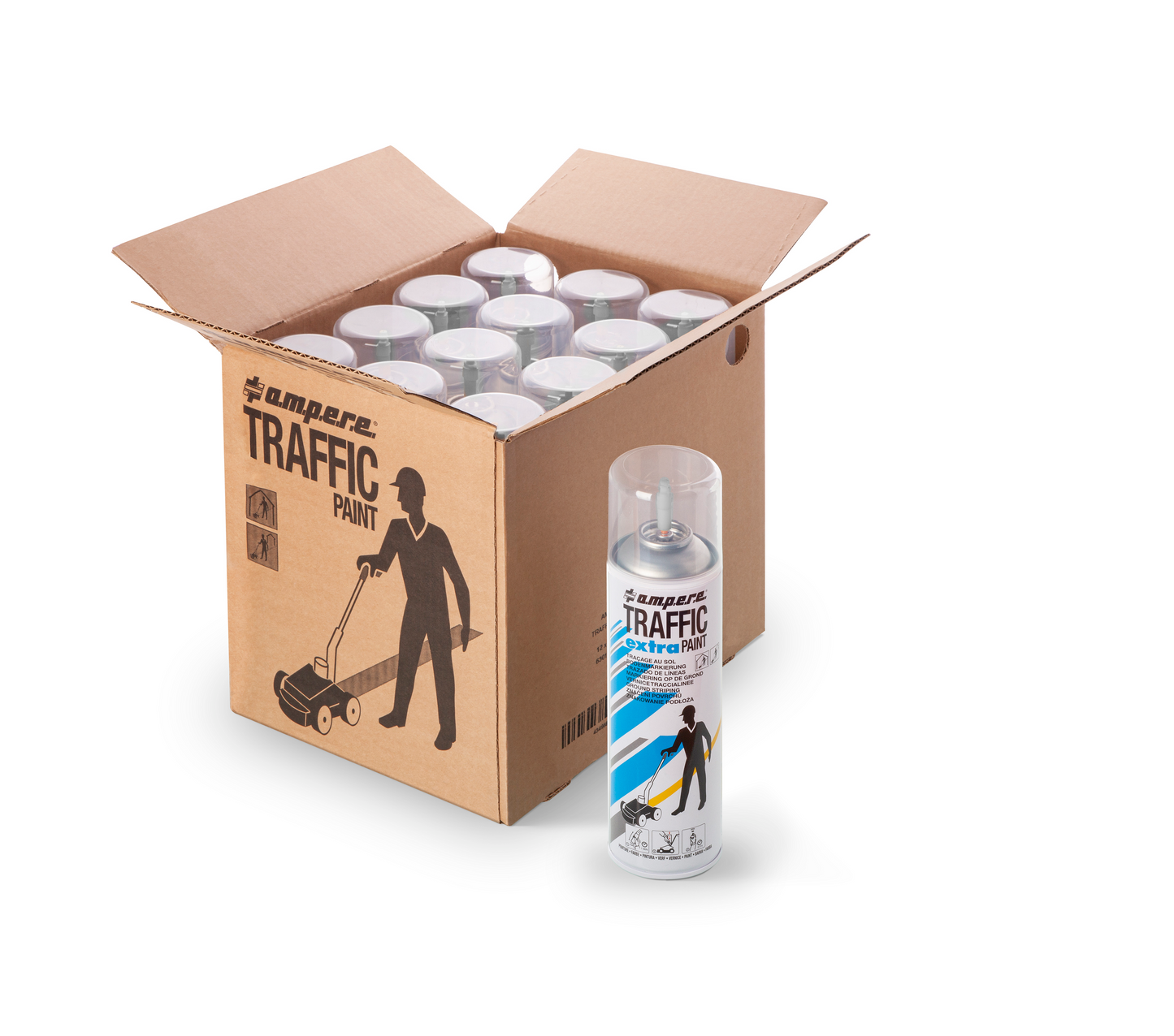 A.M.P.E.R.E Traffic EXTRA Paint 12 Dosen / Karton