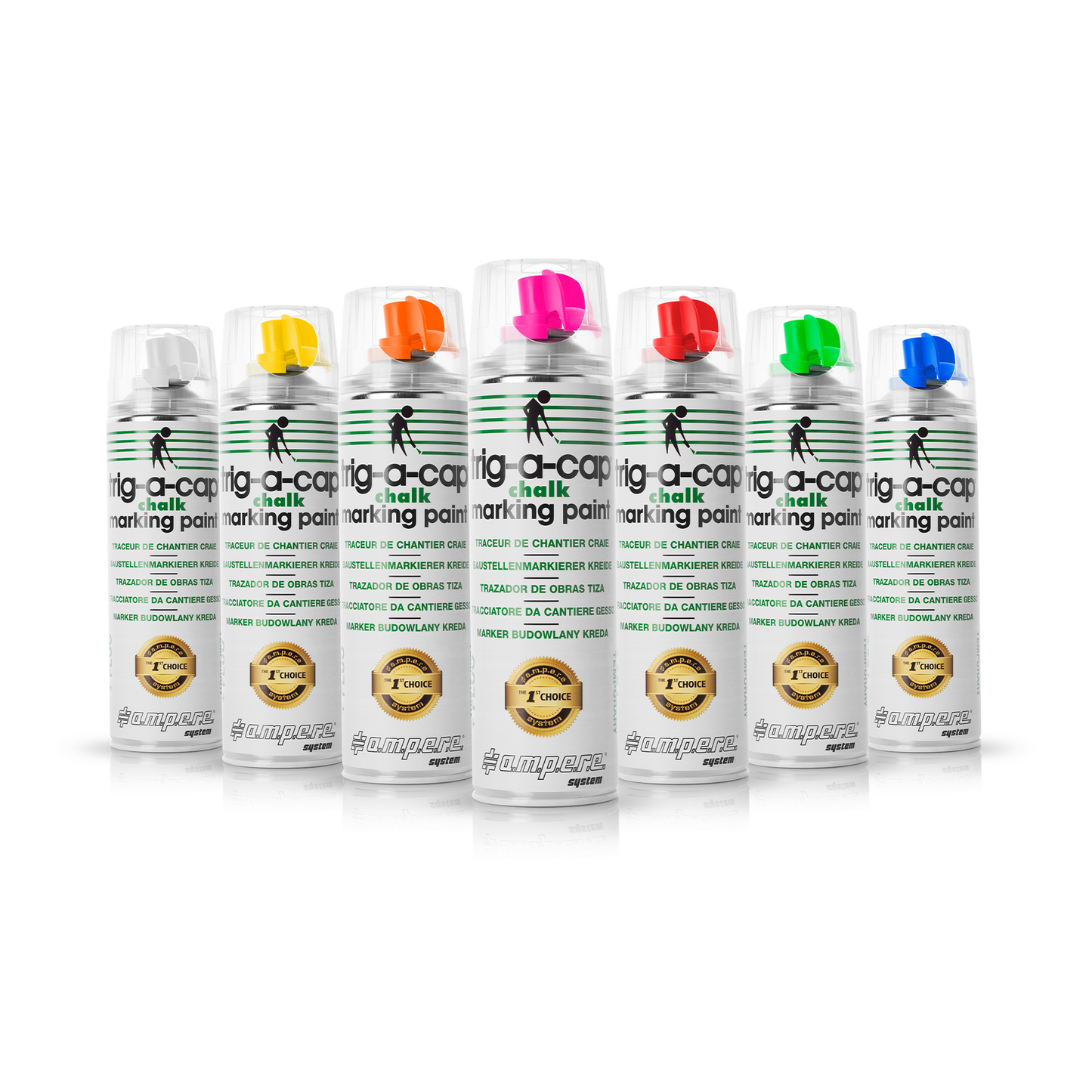 A.M.P.E.R.E Trig-A-Cap Chalk Kreidespray 12 Dosen / Karton